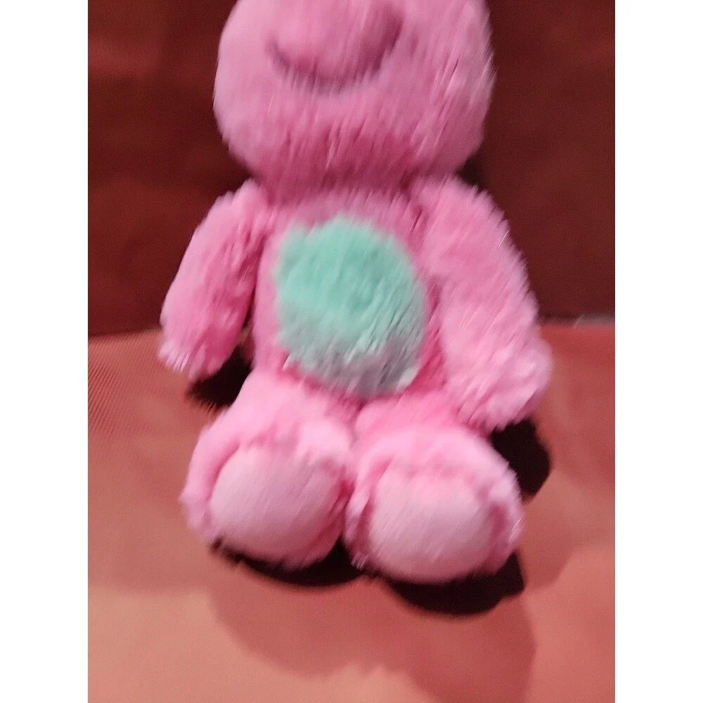 Carters Pink Alien Plush Three Eyes Monster Baby Lovey Nursery Blue‎ Belly 11”